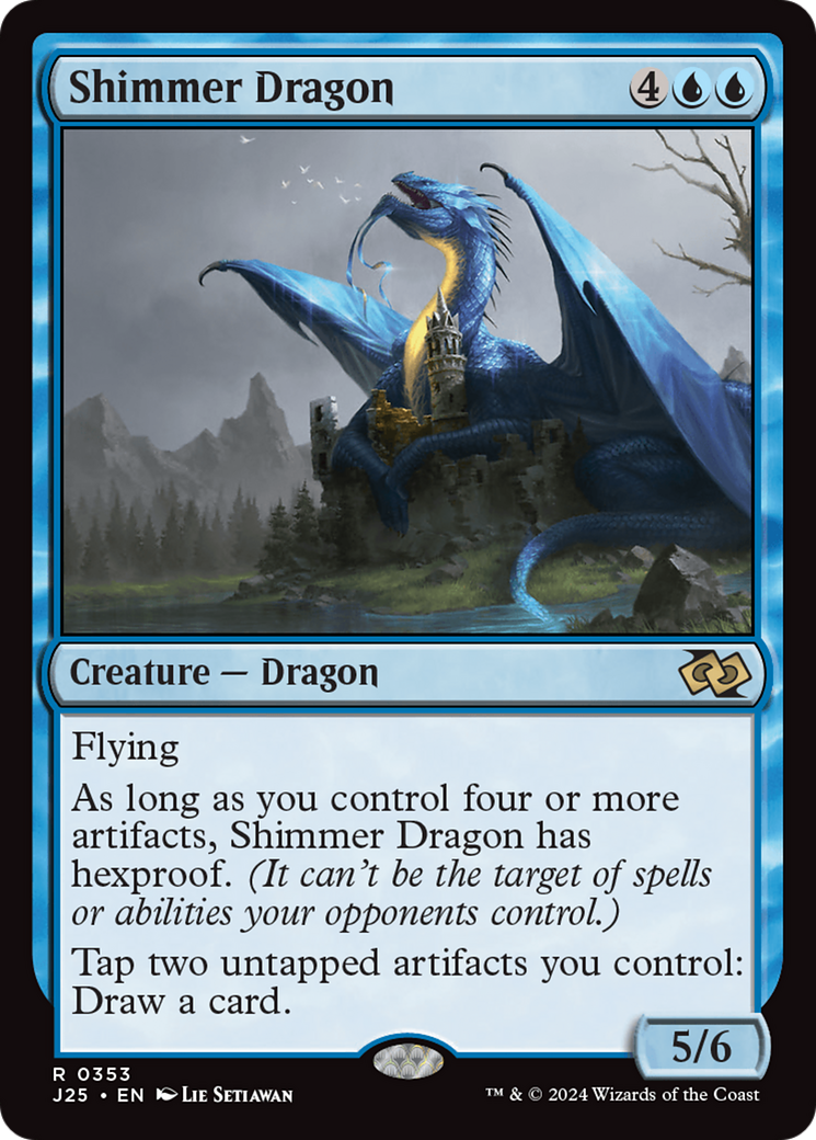 Shimmer Dragon [Foundations Jumpstart] | Fandemonia Ltd