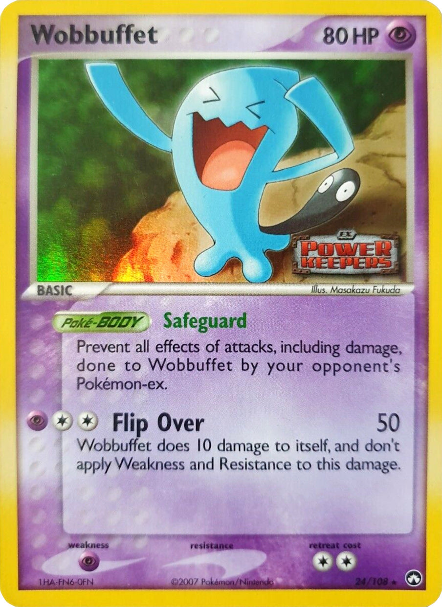 Wobbuffet (24/108) (Stamped) [EX: Power Keepers] | Fandemonia Ltd