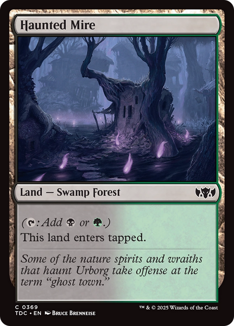 Haunted Mire [Tarkir: Dragonstorm Commander] | Fandemonia Ltd