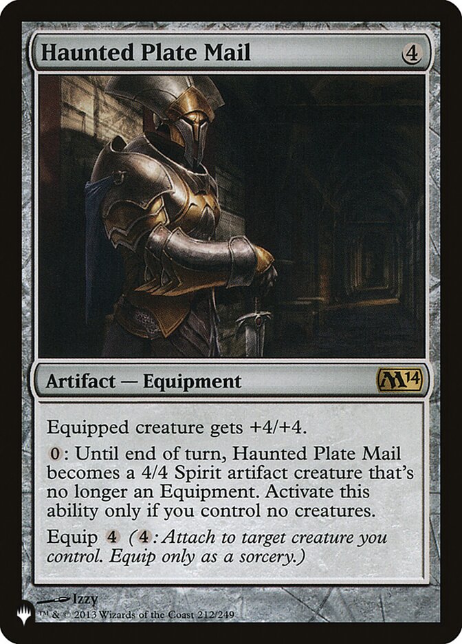 Haunted Plate Mail [The List] | Fandemonia Ltd