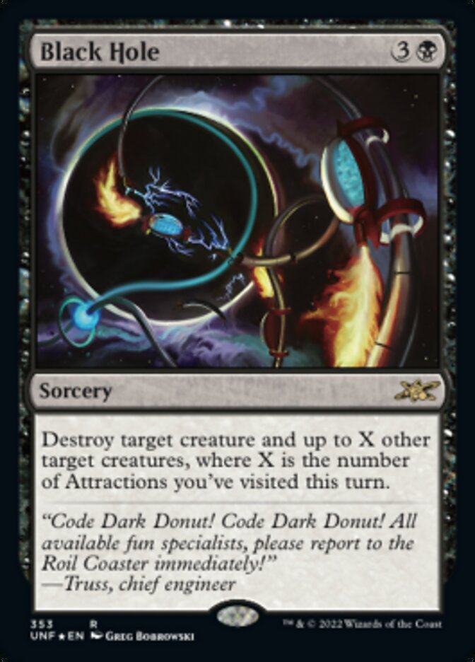 Black Hole (Galaxy Foil) [Unfinity] | Fandemonia Ltd