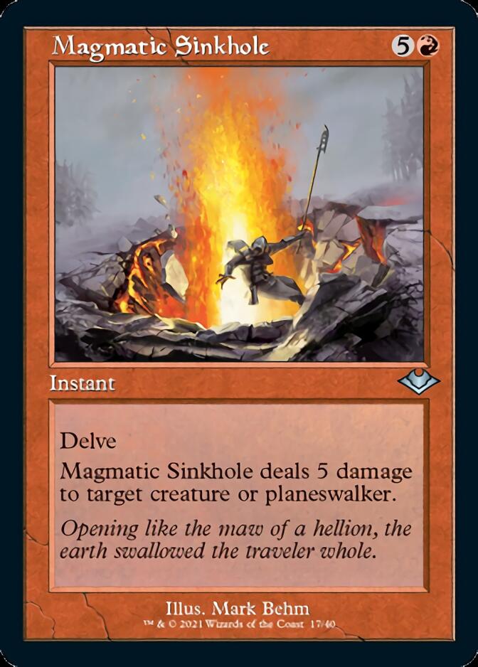 Magmatic Sinkhole (Retro) [Modern Horizons] | Fandemonia Ltd