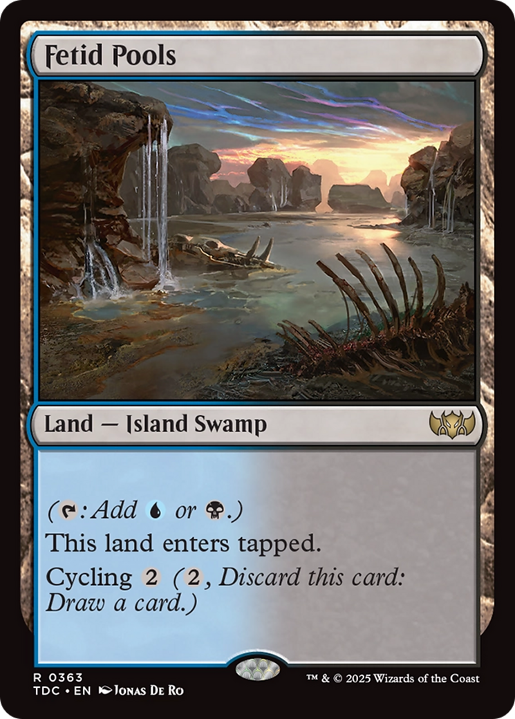 Fetid Pools [Tarkir: Dragonstorm Commander] | Fandemonia Ltd
