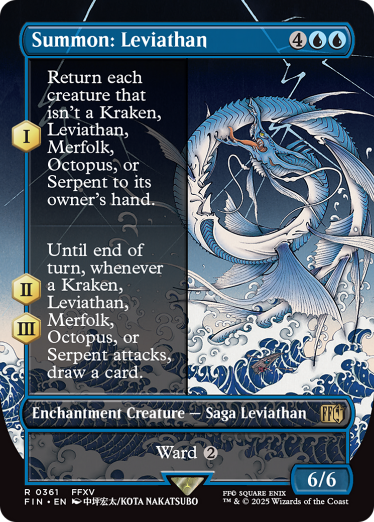 Summon: Leviathan (Borderless) [FINAL FANTASY] | Fandemonia Ltd