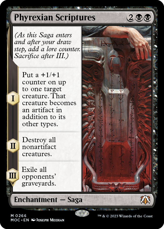 Phyrexian Scriptures [March of the Machine Commander] | Fandemonia Ltd
