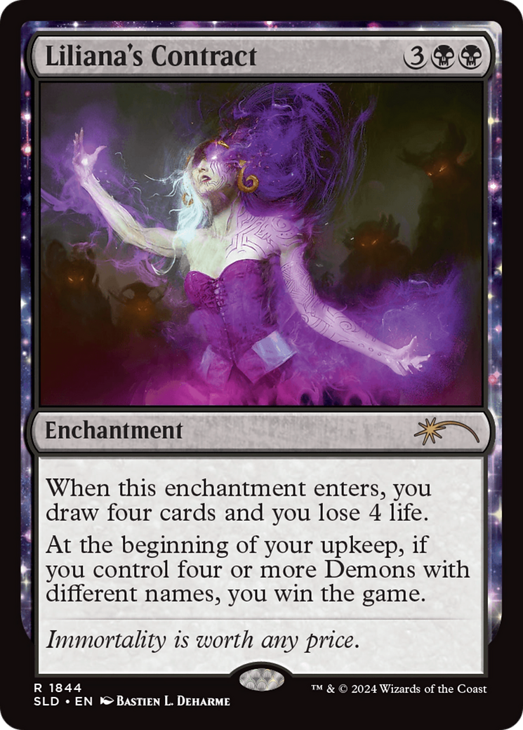 Liliana's Contract (1844) [Secret Lair Drop Series] | Fandemonia Ltd