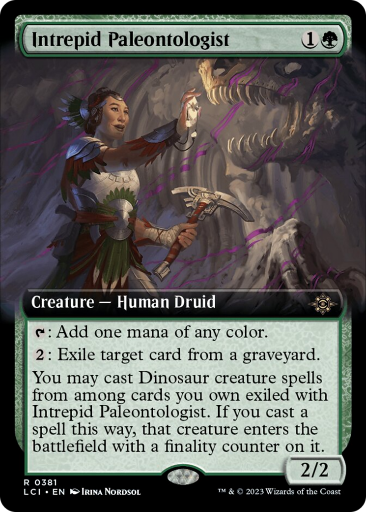 Intrepid Paleontologist (Extended Art) [The Lost Caverns of Ixalan] | Fandemonia Ltd