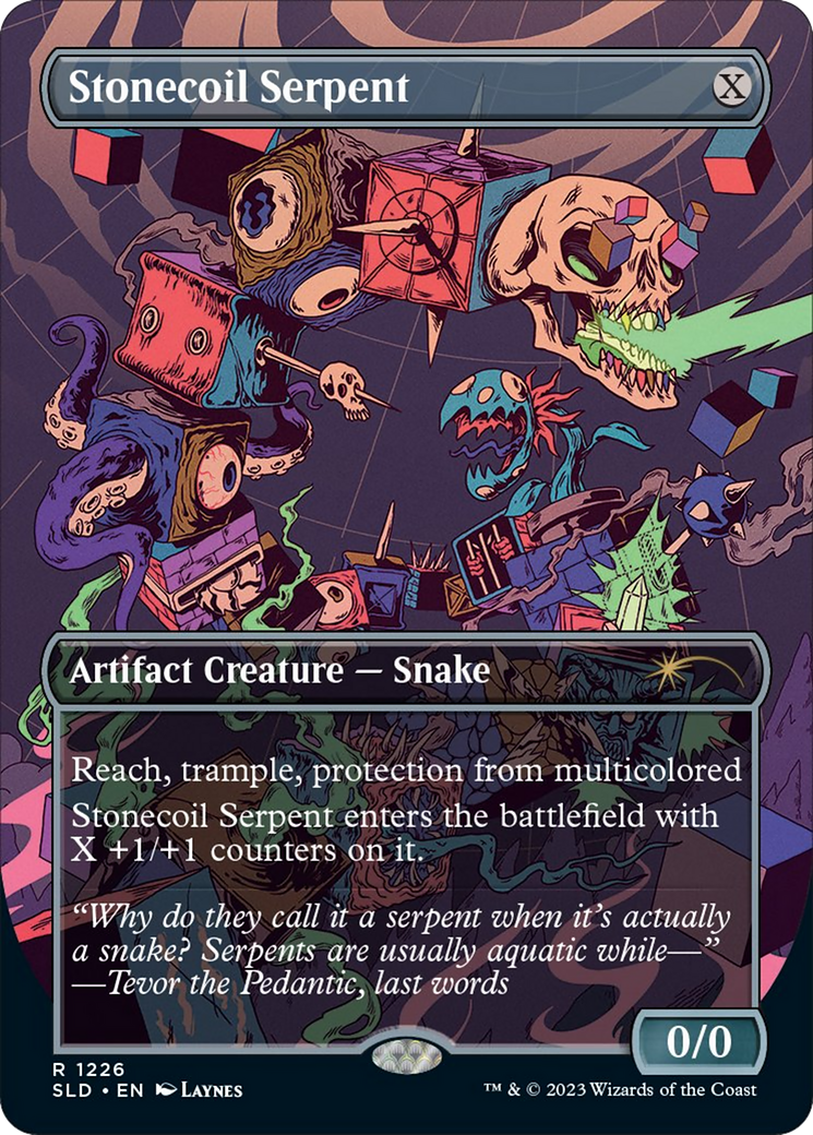 Stonecoil Serpent (Borderless) [Secret Lair Drop Series] | Fandemonia Ltd