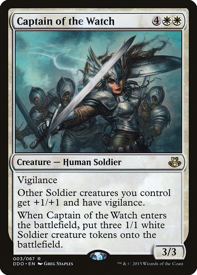 Captain of the Watch [Duel Decks: Elspeth vs. Kiora] | Fandemonia Ltd
