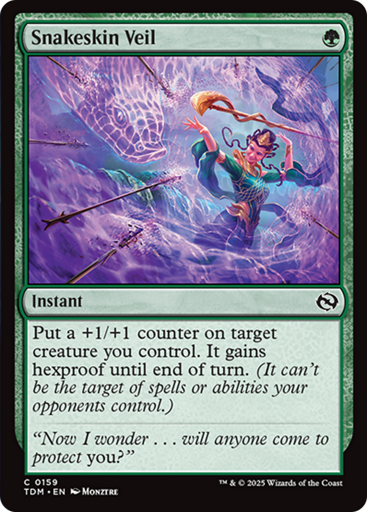 Snakeskin Veil [Tarkir: Dragonstorm] | Fandemonia Ltd