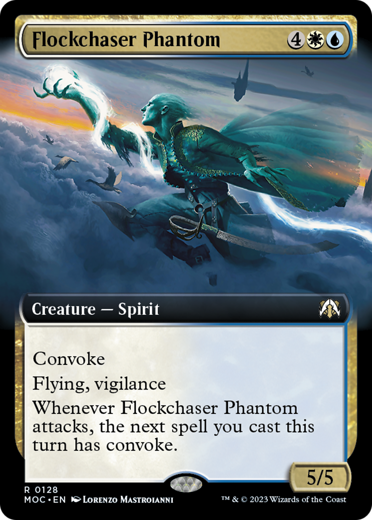 Flockchaser Phantom (Extended Art) [March of the Machine Commander] | Fandemonia Ltd