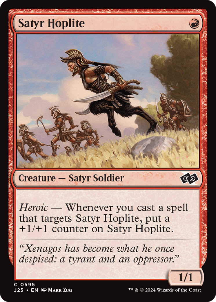 Satyr Hoplite [Foundations Jumpstart] | Fandemonia Ltd