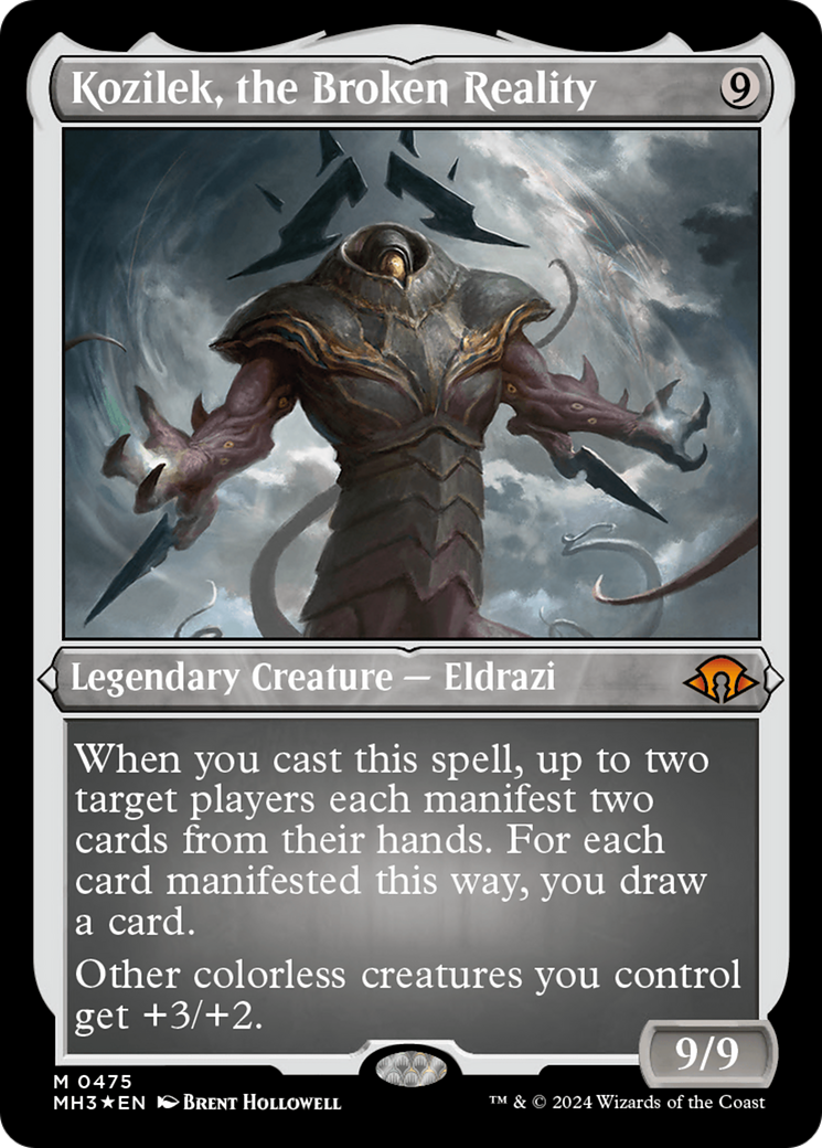 Kozilek, the Broken Reality (Foil Etched) [Modern Horizons 3] | Fandemonia Ltd
