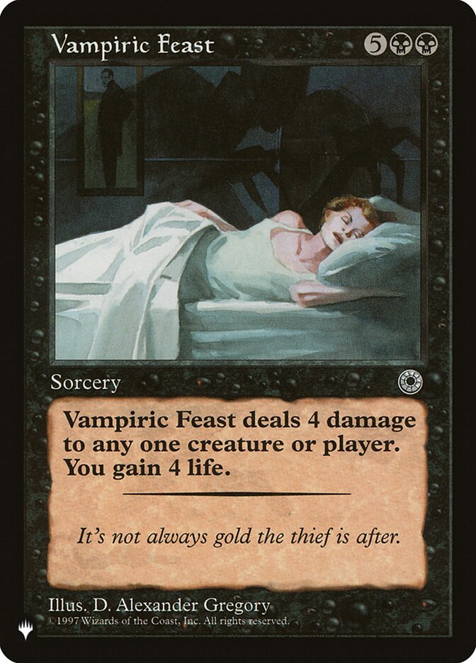 Vampiric Feast [The List] | Fandemonia Ltd