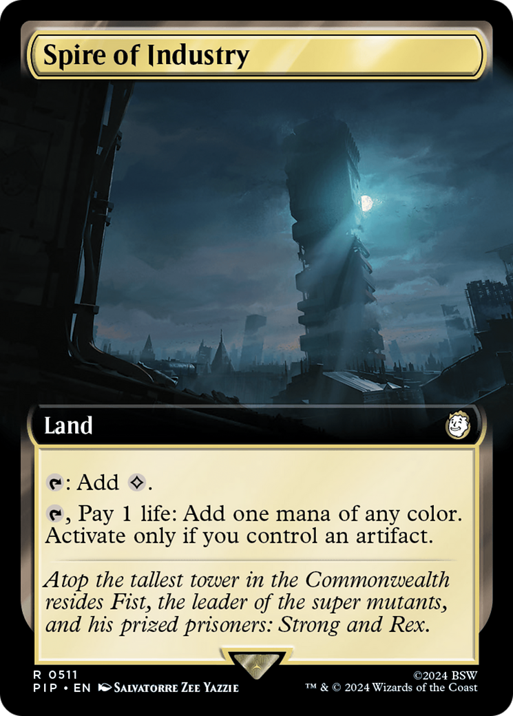 Spire of Industry (Extended Art) [Fallout] | Fandemonia Ltd
