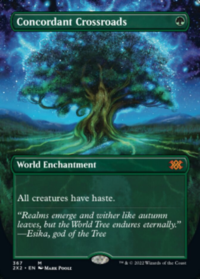 Concordant Crossroads (Borderless Alternate Art) [Double Masters 2022] | Fandemonia Ltd