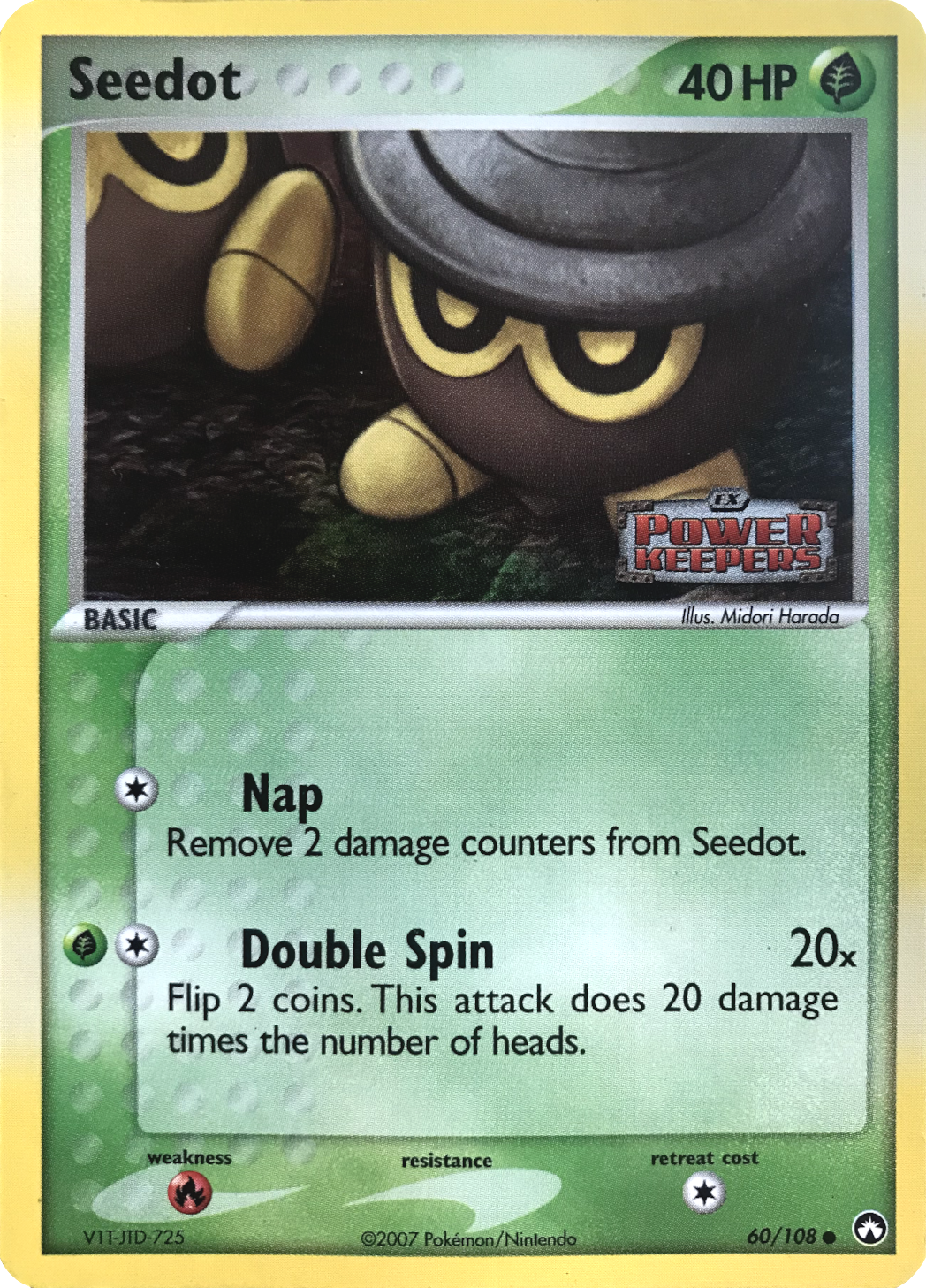 Seedot (60/108) (Stamped) [EX: Power Keepers] | Fandemonia Ltd