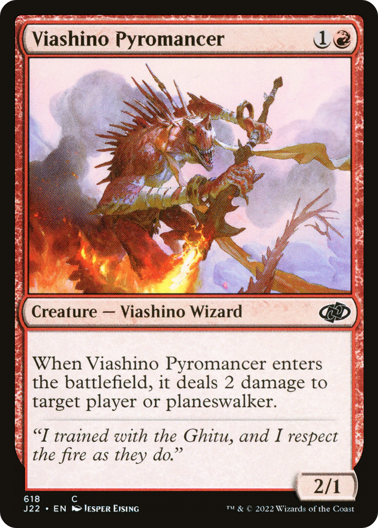 Viashino Pyromancer [Jumpstart 2022] | Fandemonia Ltd