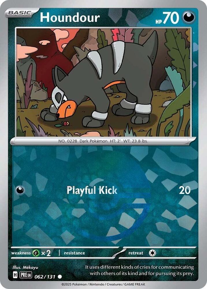 Houndour (062/131) (Poke Ball Pattern) [Scarlet & Violet: Prismatic Evolutions] | Fandemonia Ltd