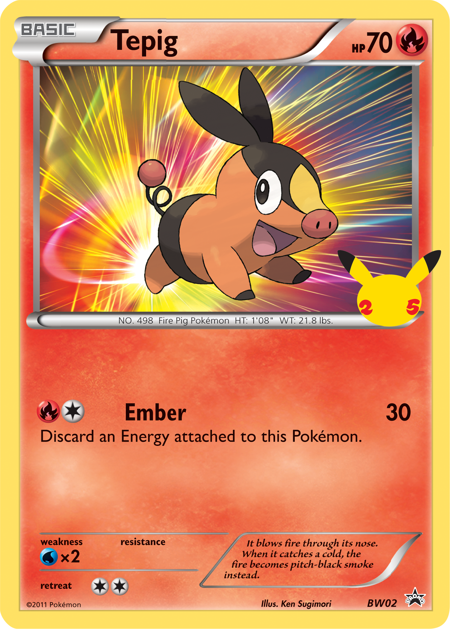Tepig (BW02) (Jumbo Card) [First Partner Pack] | Fandemonia Ltd