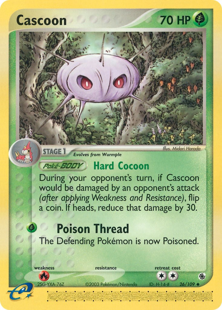 Cascoon (26/109) [EX: Ruby & Sapphire] | Fandemonia Ltd