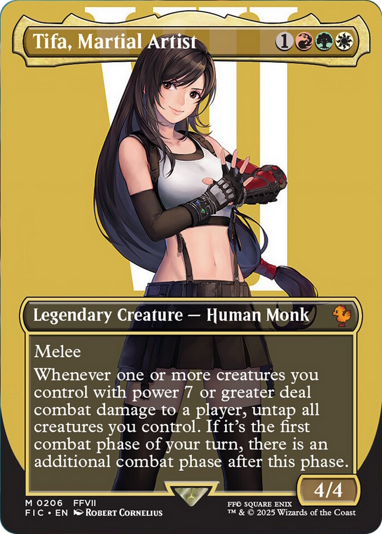 Tifa, Martial Artist (Borderless) [FINAL FANTASY Commander] | Fandemonia Ltd