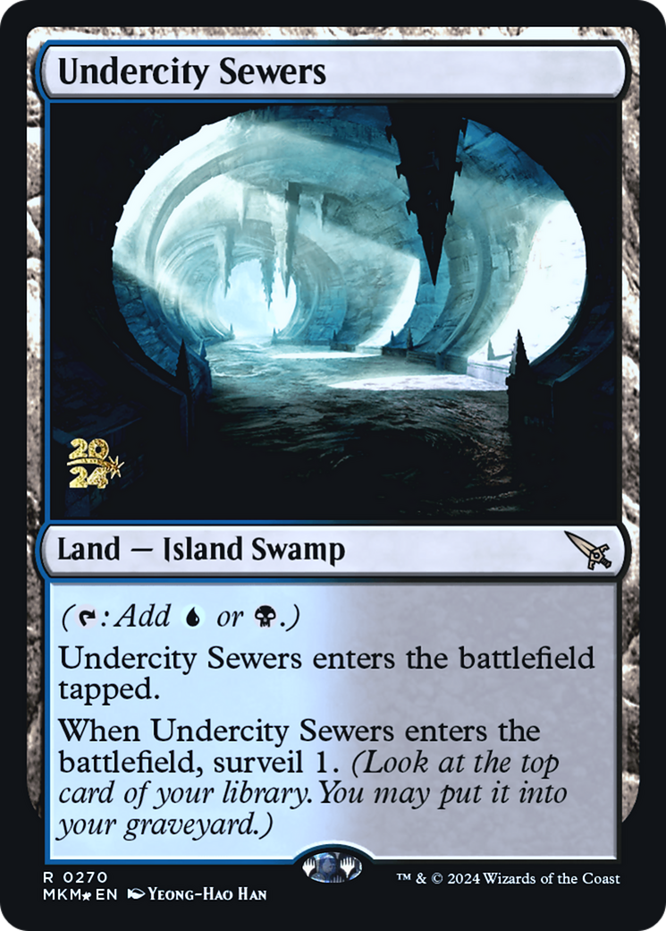 Undercity Sewers [Murders at Karlov Manor Prerelease Promos] | Fandemonia Ltd