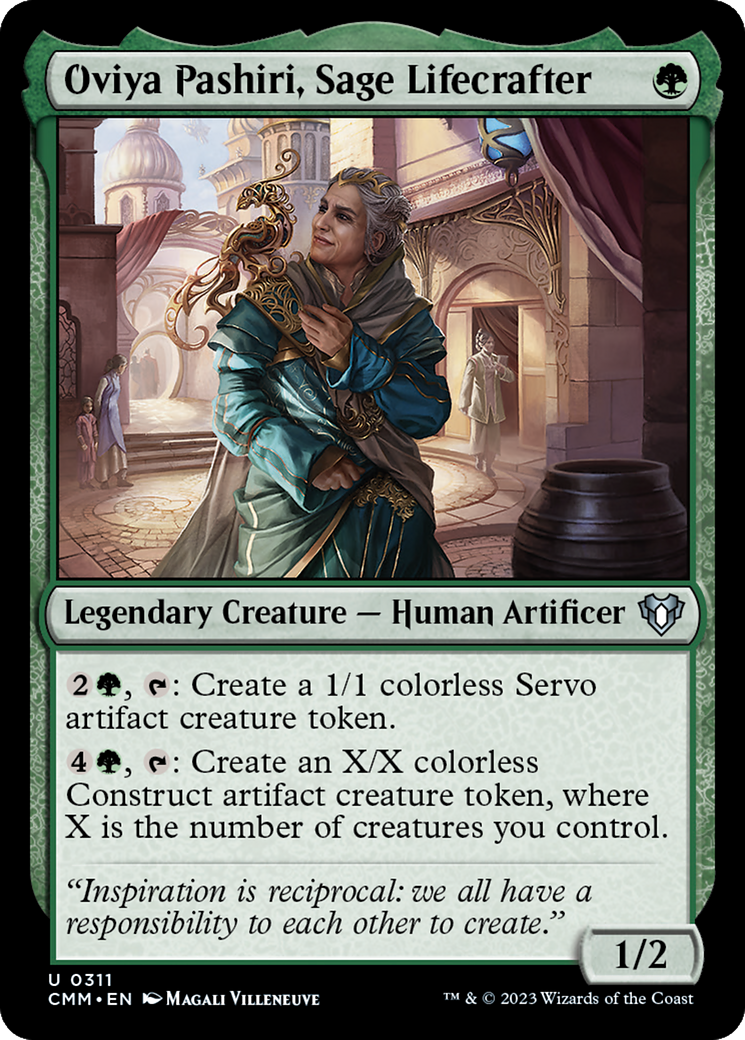Oviya Pashiri, Sage Lifecrafter [Commander Masters] | Fandemonia Ltd