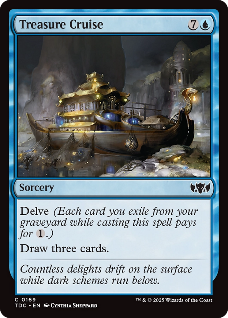 Treasure Cruise [Tarkir: Dragonstorm Commander] | Fandemonia Ltd