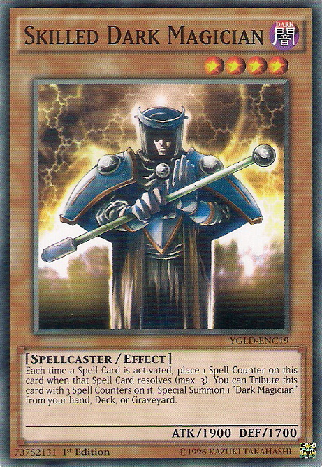 Skilled Dark Magician [YGLD-ENC19] Common | Fandemonia Ltd