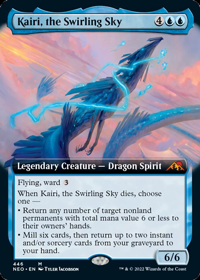 Kairi, the Swirling Sky (Extended Art) [Kamigawa: Neon Dynasty] | Fandemonia Ltd