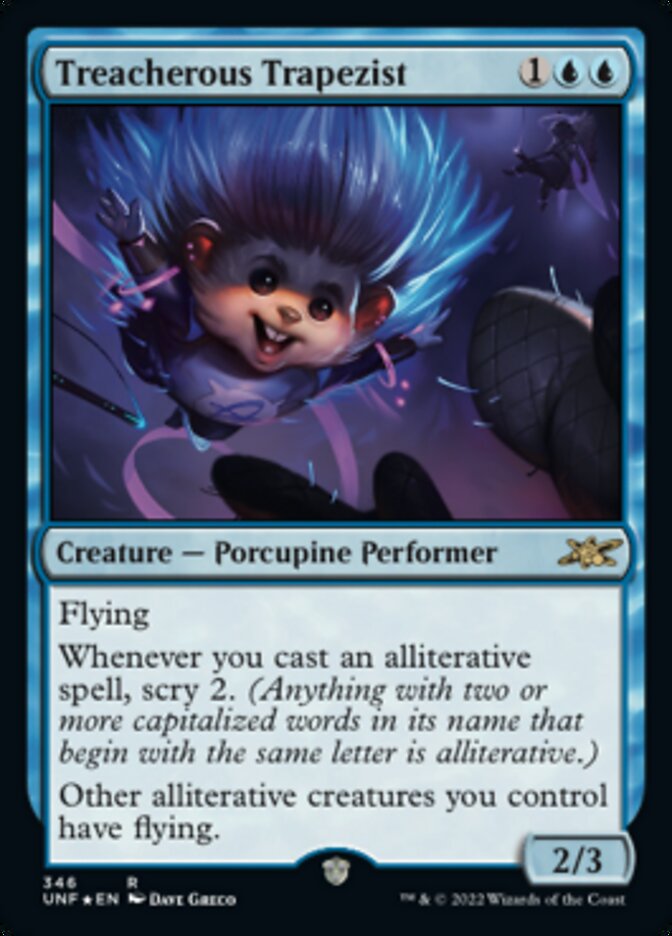 Treacherous Trapezist (Galaxy Foil) [Unfinity] | Fandemonia Ltd
