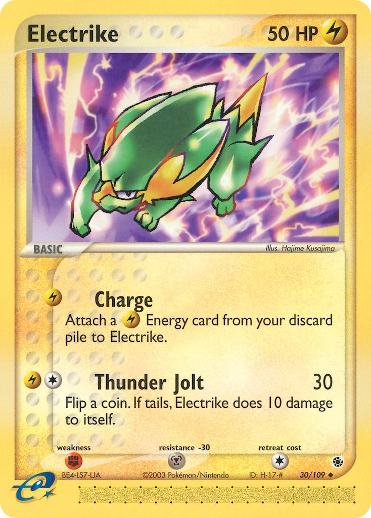 Electrike (30/109) [EX: Ruby & Sapphire] | Fandemonia Ltd