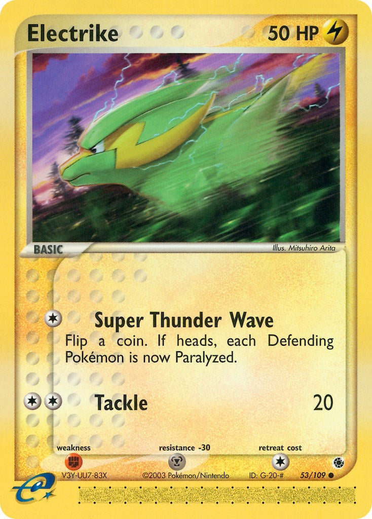 Electrike (53/109) [EX: Ruby & Sapphire] | Fandemonia Ltd