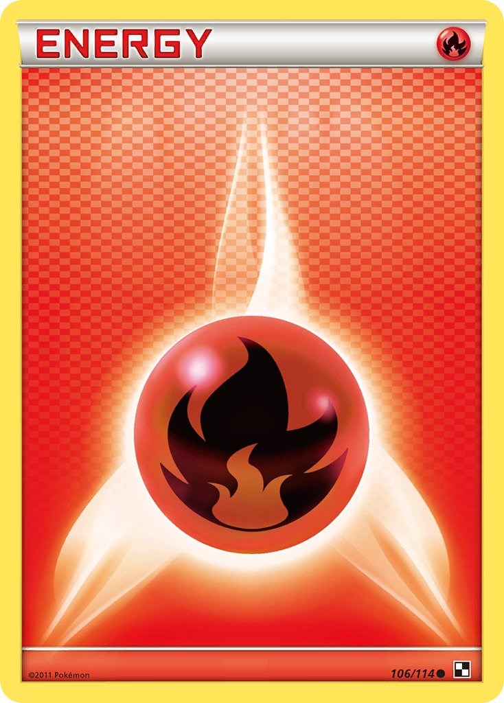 Fire Energy (106/114) [Black & White: Base Set] | Fandemonia Ltd
