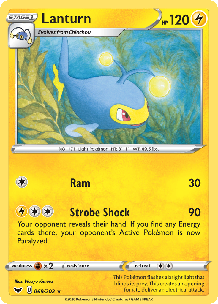 Lanturn (069/202) [Sword & Shield: Base Set] | Fandemonia Ltd