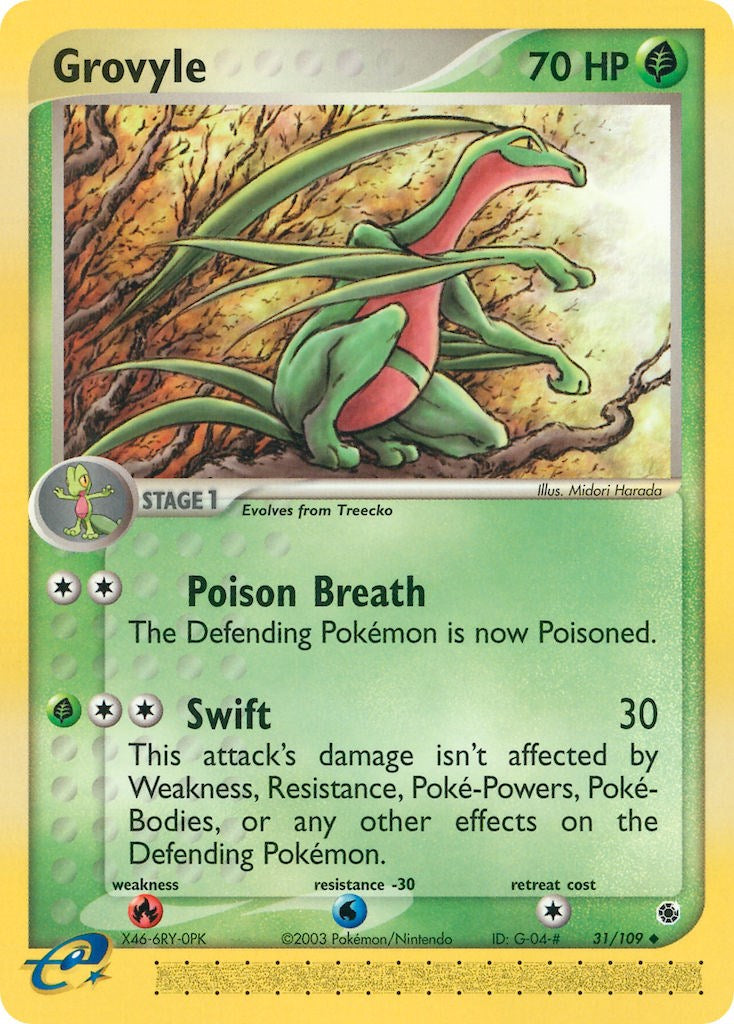 Grovyle (31/109) [EX: Ruby & Sapphire] | Fandemonia Ltd