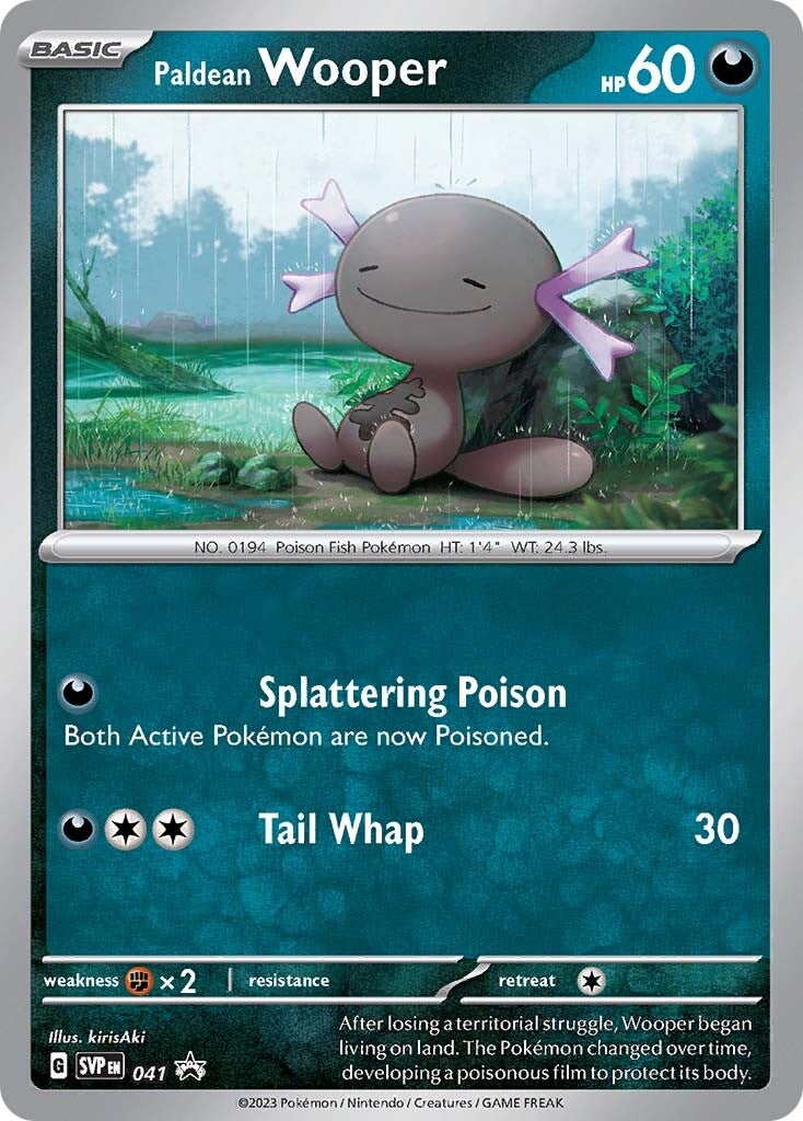 Paldean Wooper (041) [Scarlet & Violet: Black Star Promos] | Fandemonia Ltd