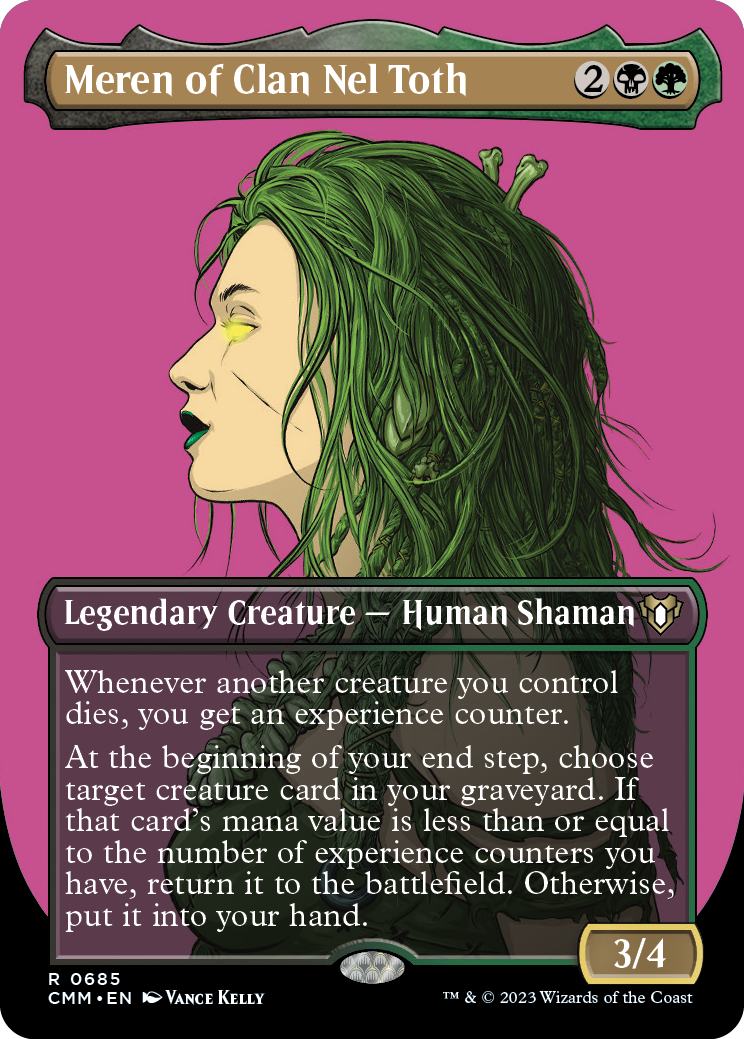 Meren of Clan Nel Toth (Borderless Profile) [Commander Masters] | Fandemonia Ltd
