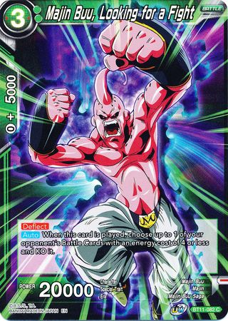 Majin Buu, Looking for a Fight (BT11-082) [Vermilion Bloodline 2nd Edition] | Fandemonia Ltd
