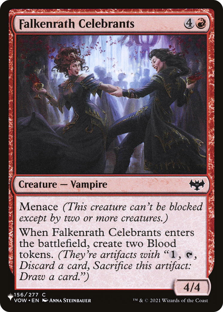 Falkenrath Celebrants [The List] | Fandemonia Ltd