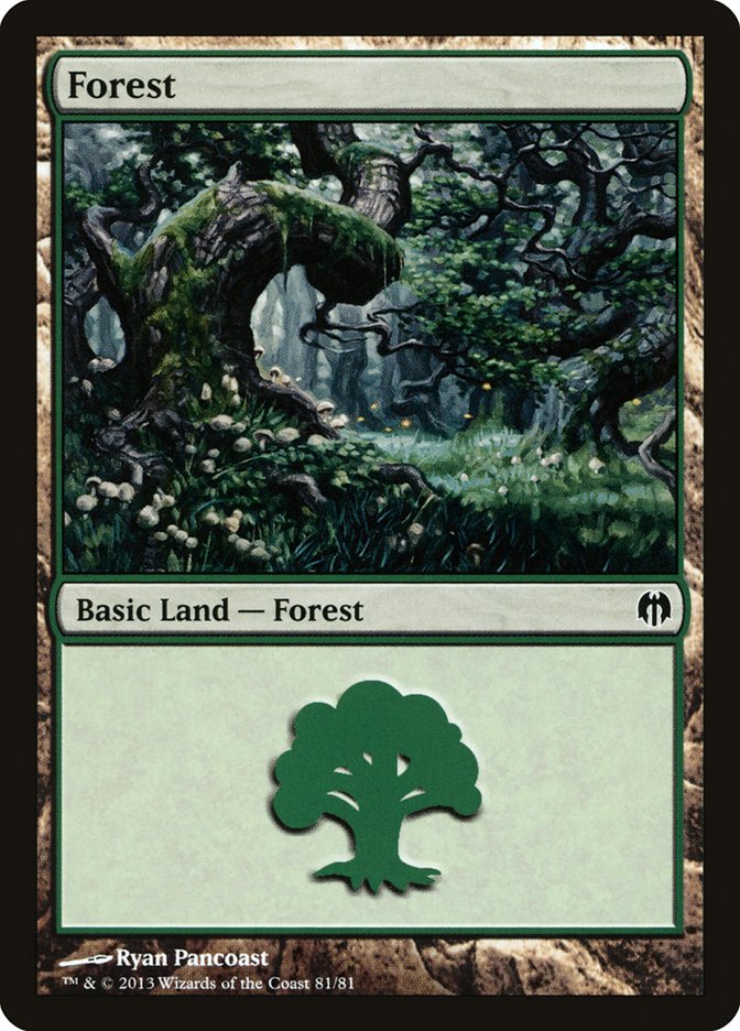 Forest (81) [Duel Decks: Heroes vs. Monsters] | Fandemonia Ltd