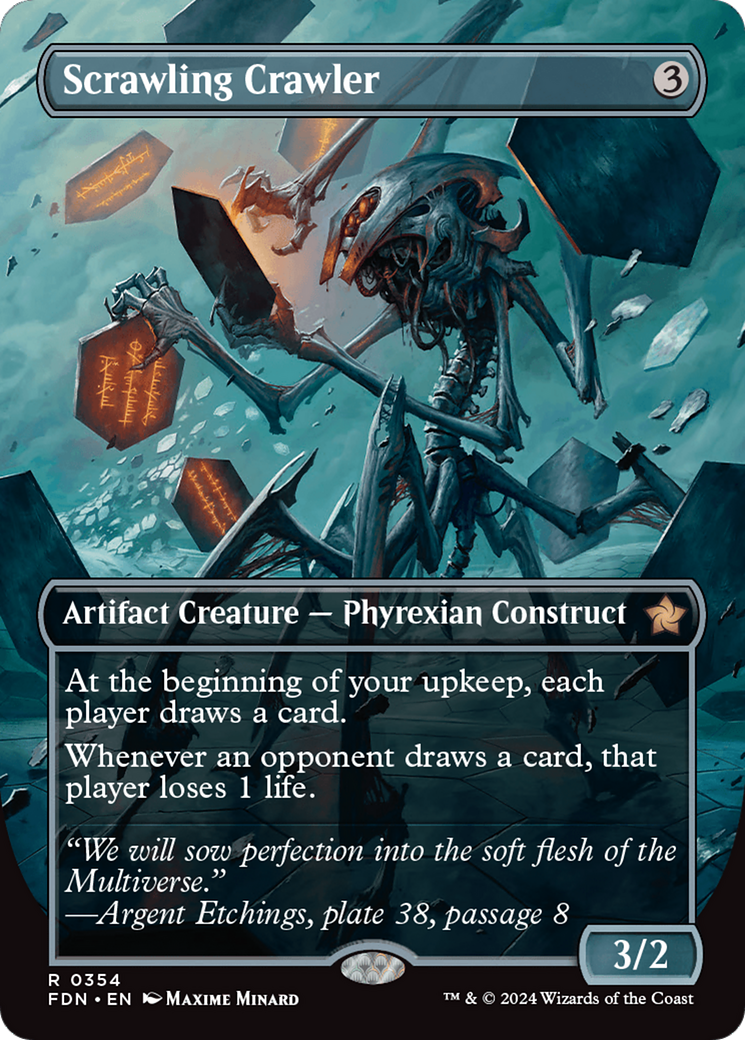 Scrawling Crawler (Borderless) [Foundations] | Fandemonia Ltd