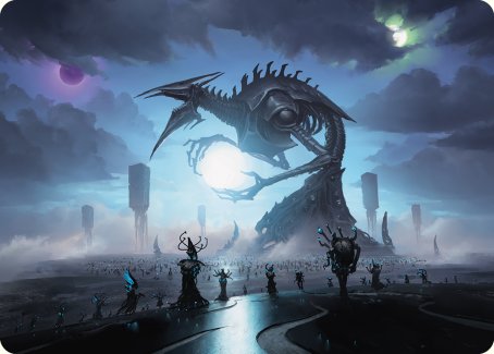 Blue Sun's Twilight Art Card [Phyrexia: All Will Be One Art Series] | Fandemonia Ltd