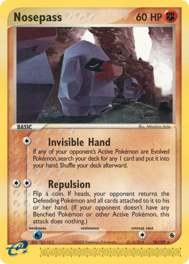 Nosepass (18/109) [EX: Ruby & Sapphire] | Fandemonia Ltd