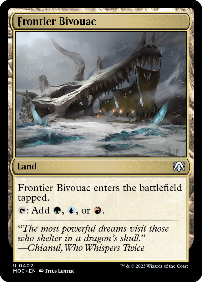 Frontier Bivouac [March of the Machine Commander] | Fandemonia Ltd