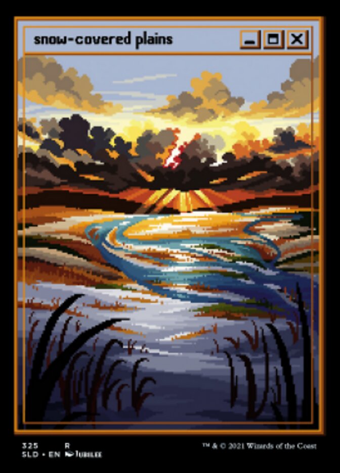 Snow-Covered Plains (Foil Etched) [Secret Lair Drop Series] | Fandemonia Ltd