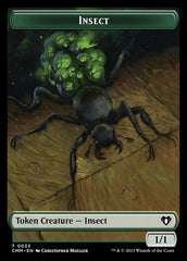 Eldrazi Spawn // Insect Double-Sided Token [Commander Masters Tokens] | Fandemonia Ltd