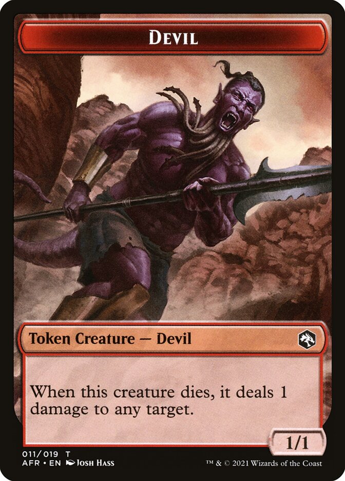 Devil Token [Dungeons & Dragons: Adventures in the Forgotten Realms Tokens] | Fandemonia Ltd