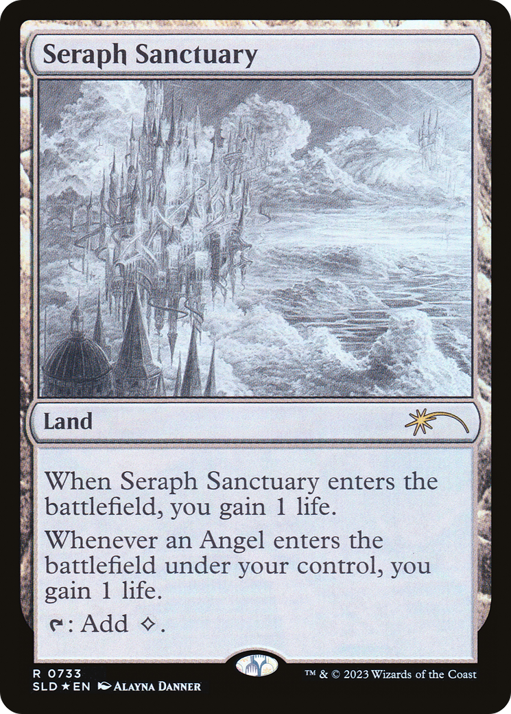 Seraph Sanctuary (Sketch) [Secret Lair Drop Promos] | Fandemonia Ltd